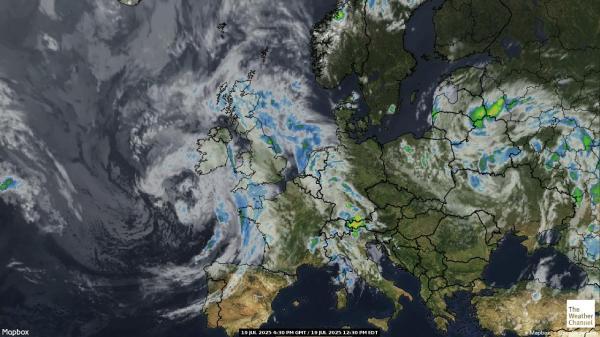Mònaco Previsió meteorològica, mapa meteorològic per satèl·lit 