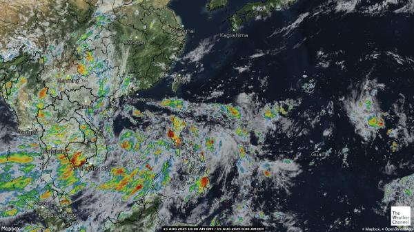 ประเทศมองโกเลีย Hava bulut haritası 