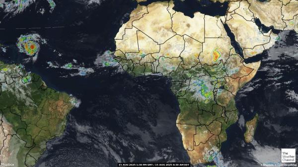 Morocco Meteo nuvola mappa 