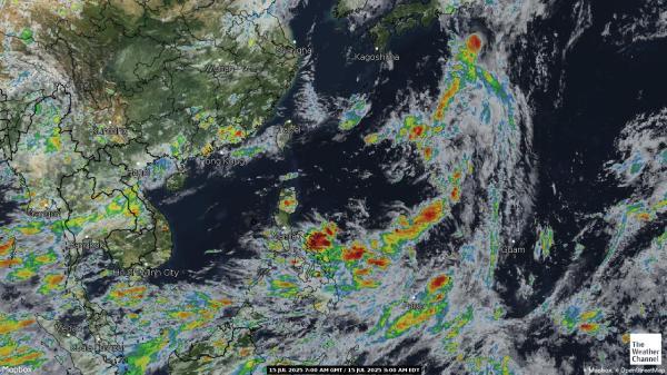 Myanmar Burma Weather Cloud Map 