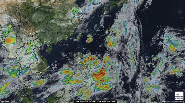 Myanmar Burma Weather Cloud Map 