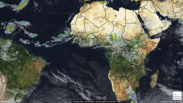 Namibia Weather Cloud Map 
