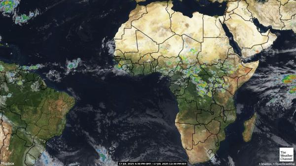Namíbia Previsió meteorològica, mapa meteorològic per satèl·lit 