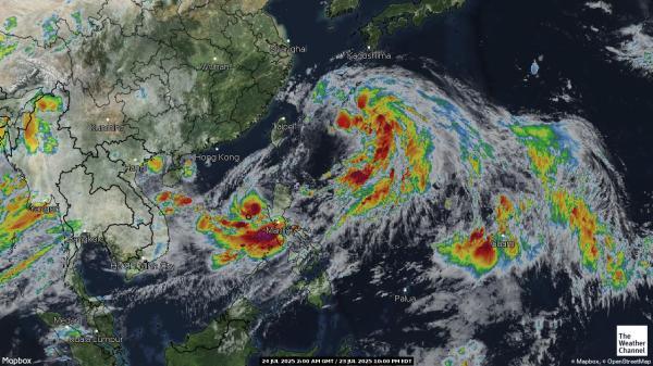 Nauru Weather Cloud Map 