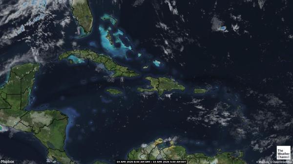 Antille thuộc Hà Lan Bản đồ thời tiết đám mây 