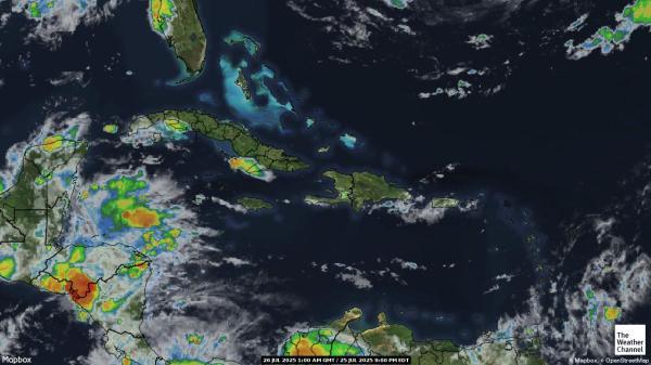 Netherlands Antilles Weather Cloud Map 