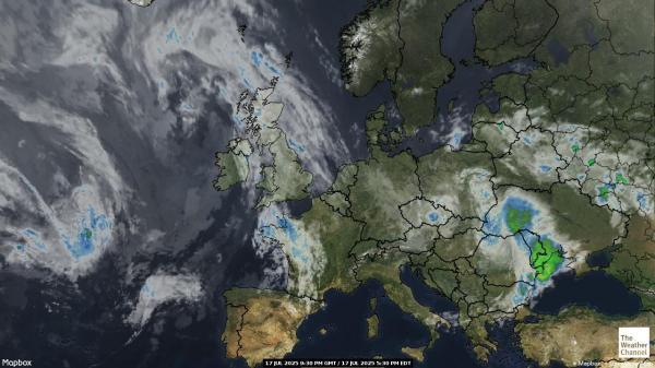Niederlande Wetter Wolke Karte 