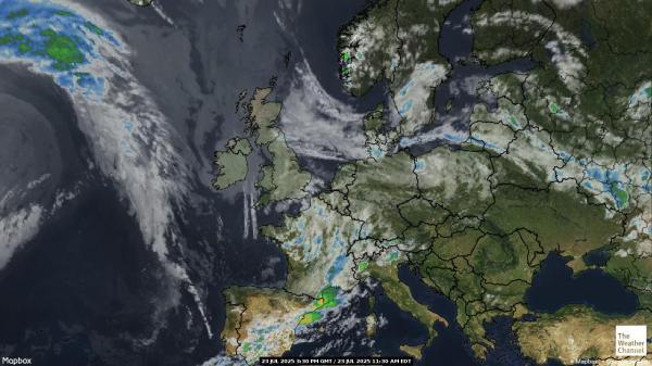 Netherlands Weather Cloud Map 