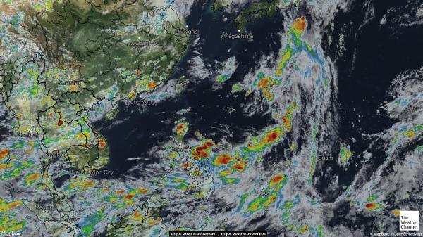 นิวแคลิโดเนีย Hava bulut haritası 