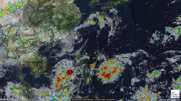 New Caledonia Weather Cloud Map 