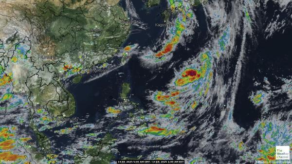 New Caledonia Weather Cloud Map 