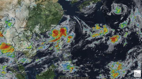 New Caledonia Weather Cloud Map 