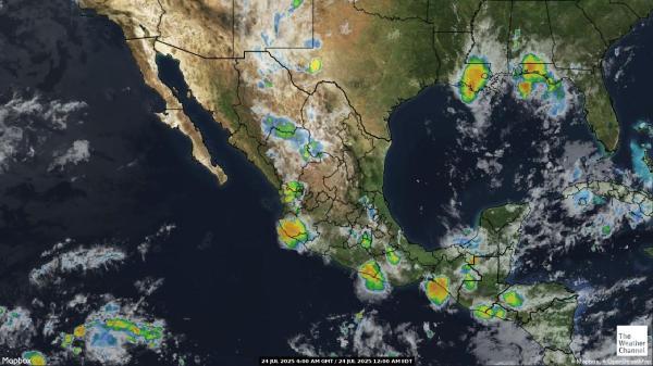 Nicaragua Meteo nuvola mappa 
