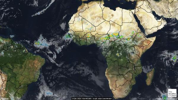 Niger Wetter Wolke Karte 