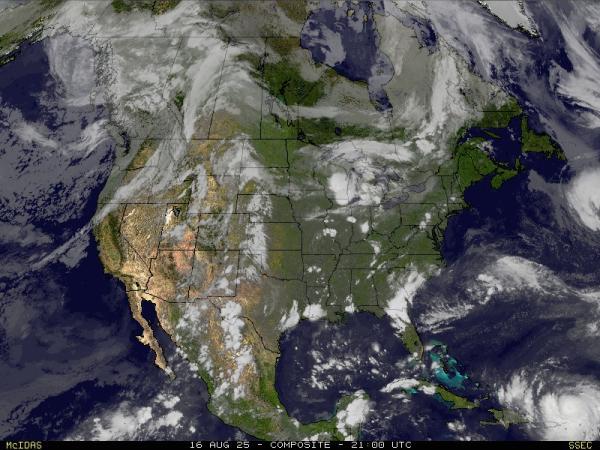 America de Nord Hartă starea vremii nor 