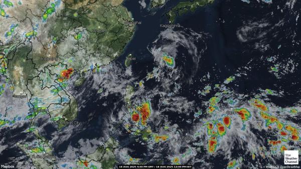 Northern Mariana Islands Weather Cloud Map 