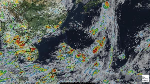 北馬里亞納群島 天氣雲圖 