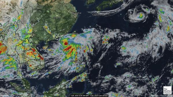 Pacific Weather Cloud Map 