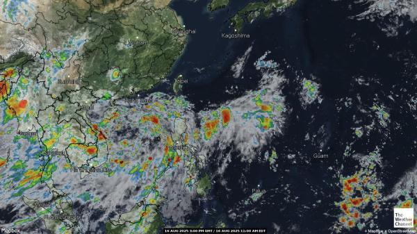 Pacific Weather Cloud Map 