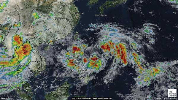 Pacific Weather Cloud Map 