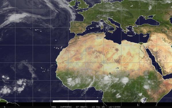 Territoire palestinien Météo nuage carte 