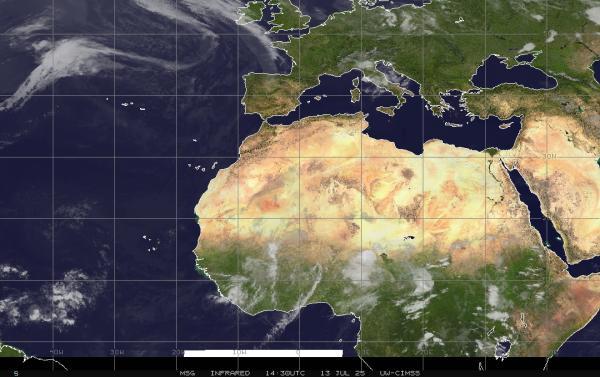 Palestinian Territory Weather Cloud Map 