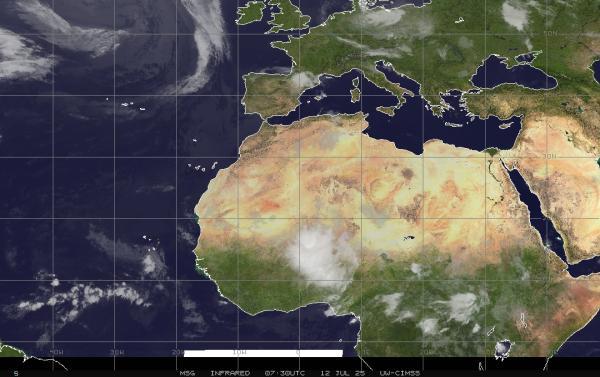Palästinensische Autonomiegebiete Wetter Wolke Karte 