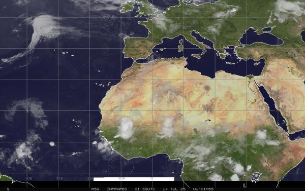 Palestijnse Gebieden Weer wolk kaart 