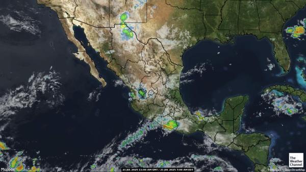 Panama Peta Cuaca awan 