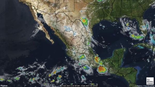 Panama Weather Cloud Map 