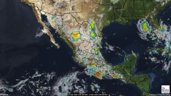 Panama Wetter Wolke Karte 