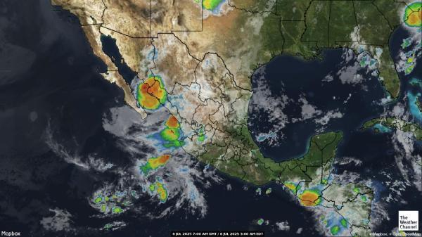 Panama Wetter Wolke Karte 