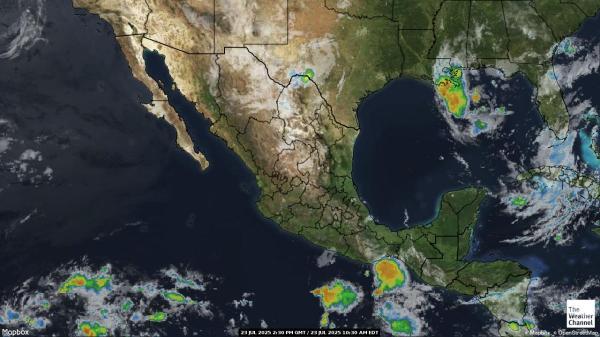 Panamá Mapa del tiempo pronóstico nube 