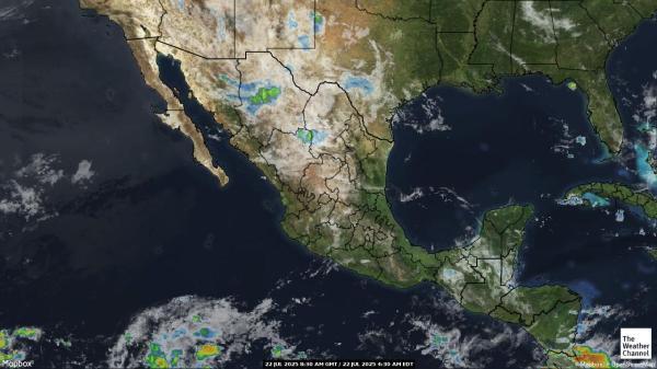 Panama Vejret sky kort 