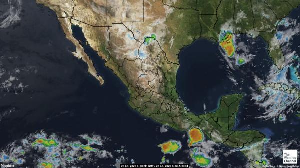 Panamá Mapa del tiempo pronóstico nube 