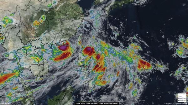 Papua New Guinea Weather Cloud Map 