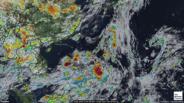 Papua New Guinea Weather Cloud Map 