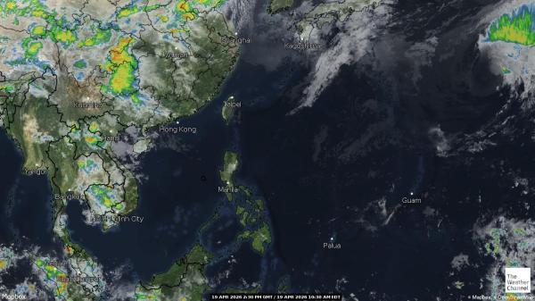 Philippinen Wetter Wolke Karte 