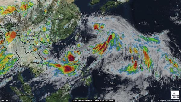 Philippines Weather Cloud Map 