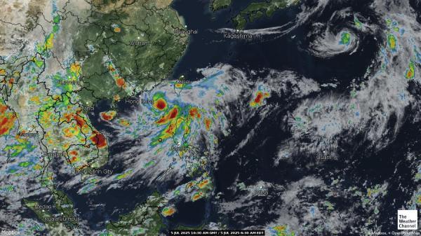 Pitcairn Weather Cloud Map 