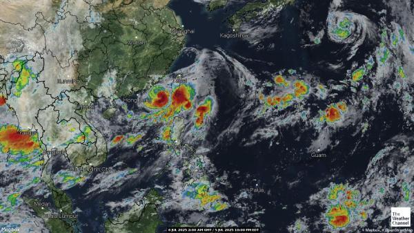Pitcairn Météo nuage carte 