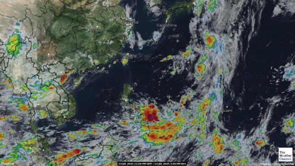 Pitcairn Weather Cloud Map 