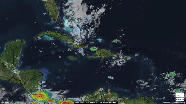 Puerto Rico Wetter Wolke Karte 