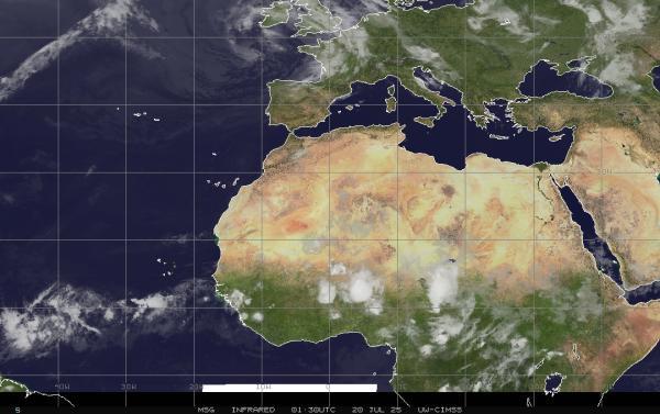 Qatar Weather Cloud Map 