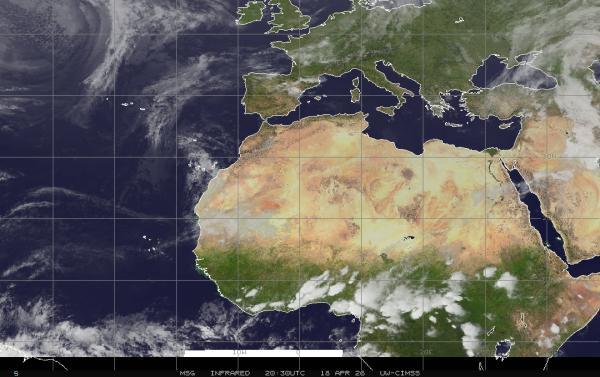 قطر موسم بادل کا نقشہ 