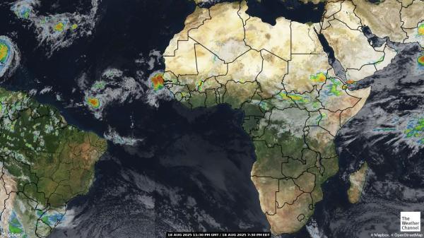 Réunion Météo nuage carte 