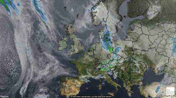 Romanya Hava bulut haritası 