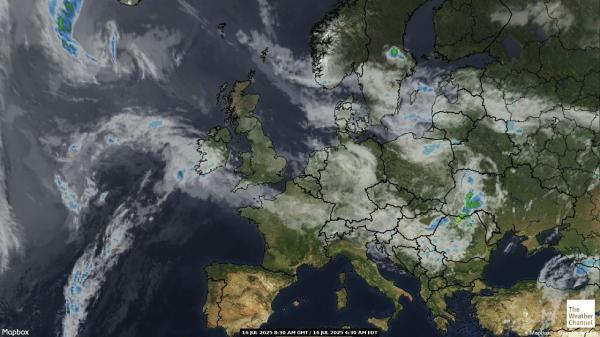 Romania Weather Cloud Map 