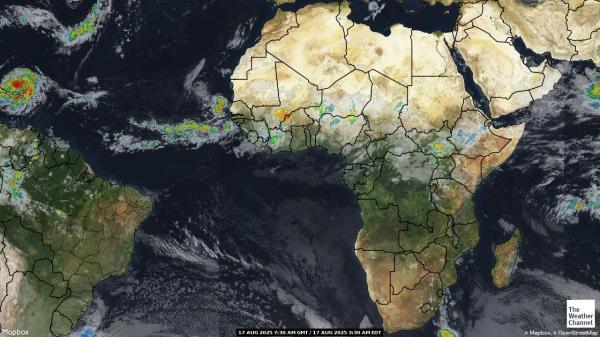 Saint Helena Weather Cloud Map 