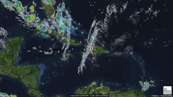 Saint Martin Weather Cloud Map 